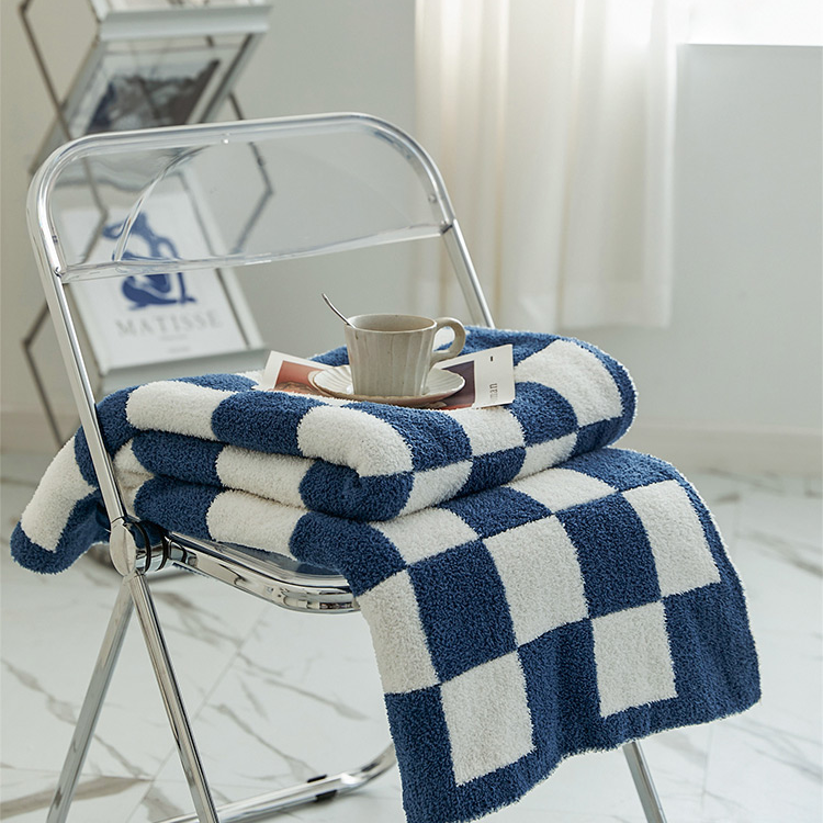 Norcross  Checkerboard Throw Blanket