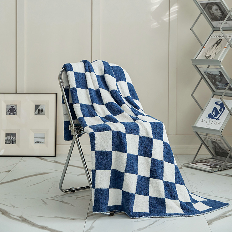 Norcross  Checkerboard Throw Blanket