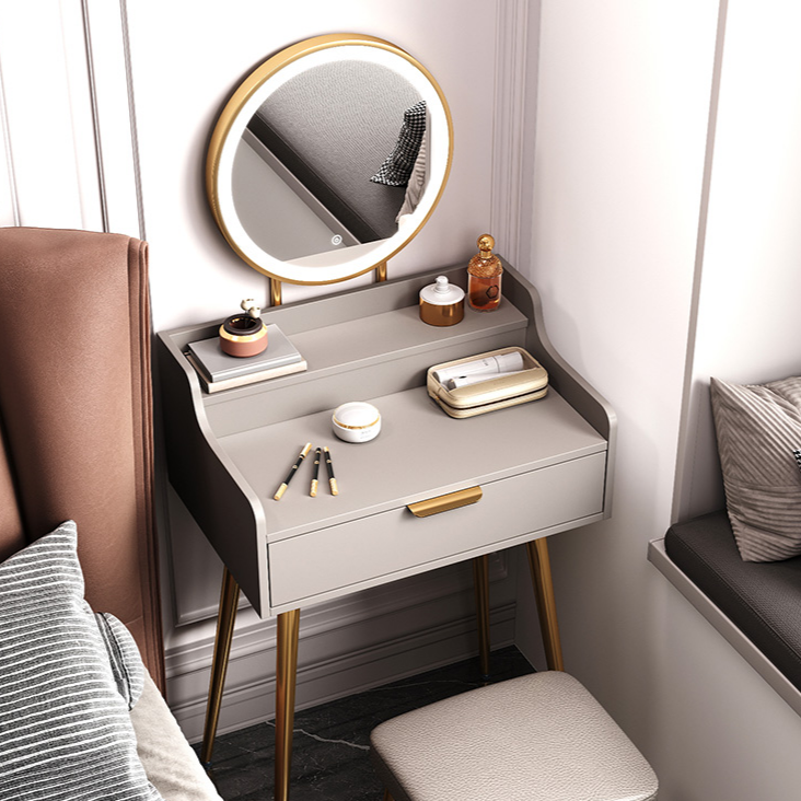 Vose Makeup Vanity Set with Stool and Mirror