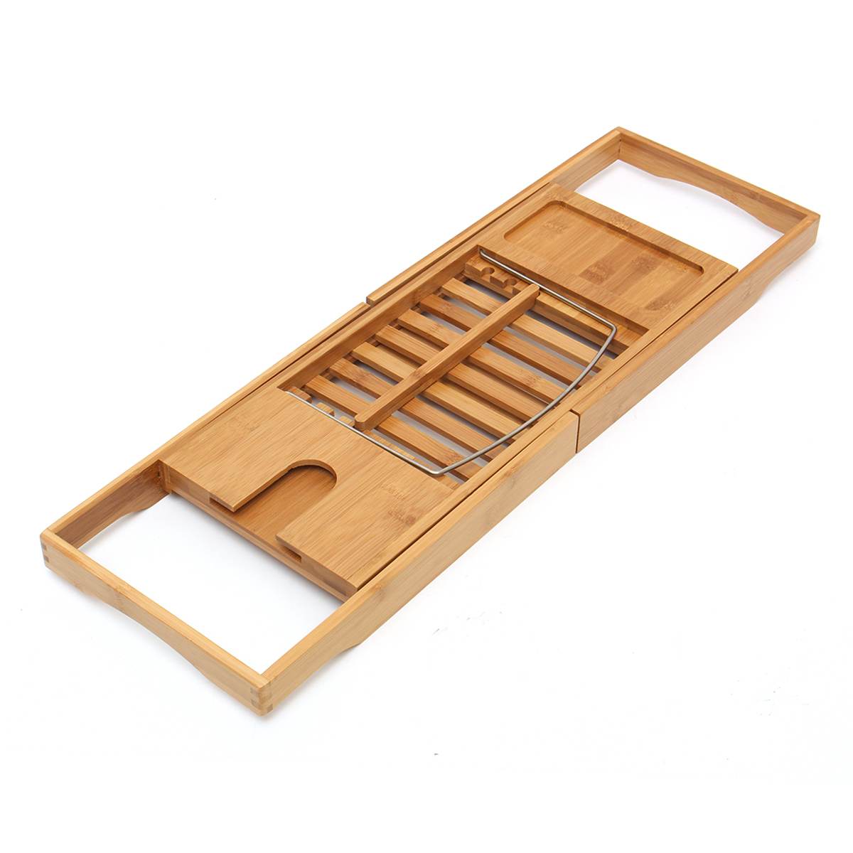 Bambusi Extendable Bathtub Caddy Tray