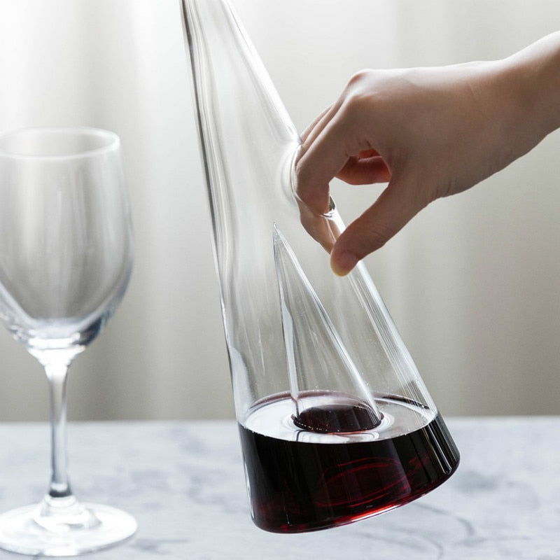 Cone Designer Wine Decanter