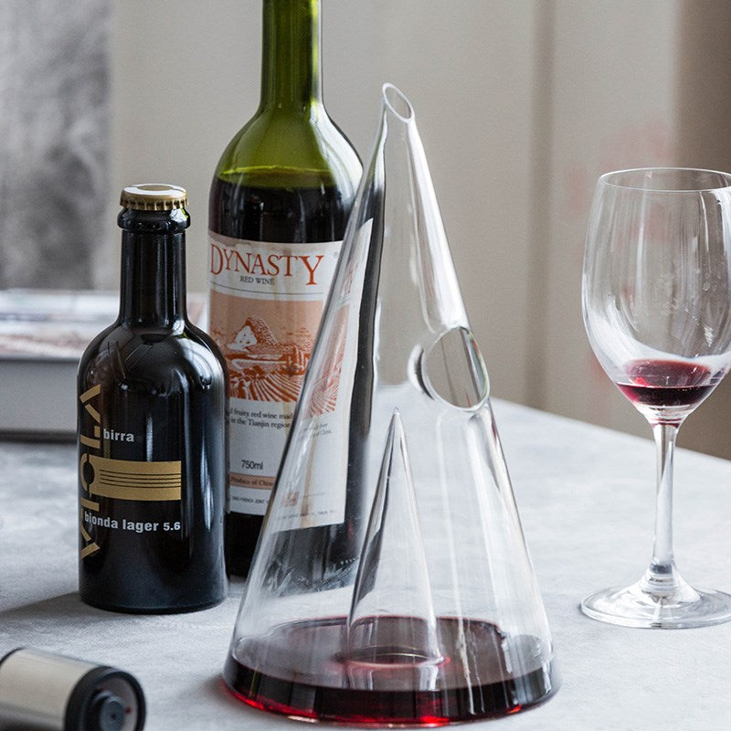 Cone Designer Wine Decanter