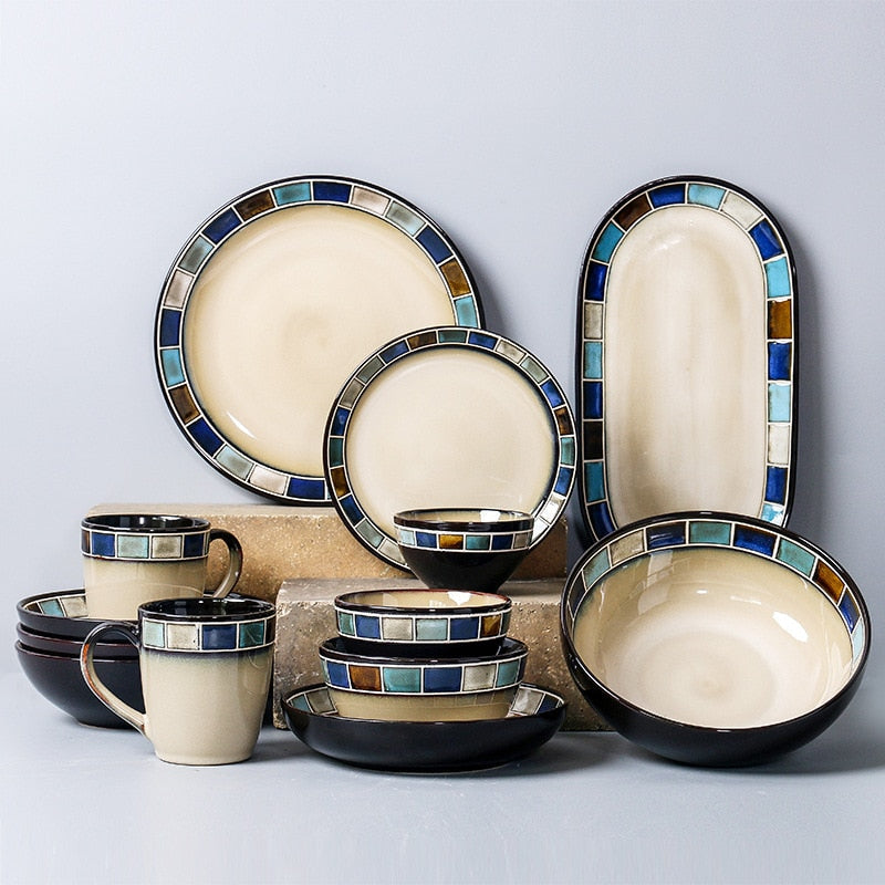 Mosaic Ceramics Dishes