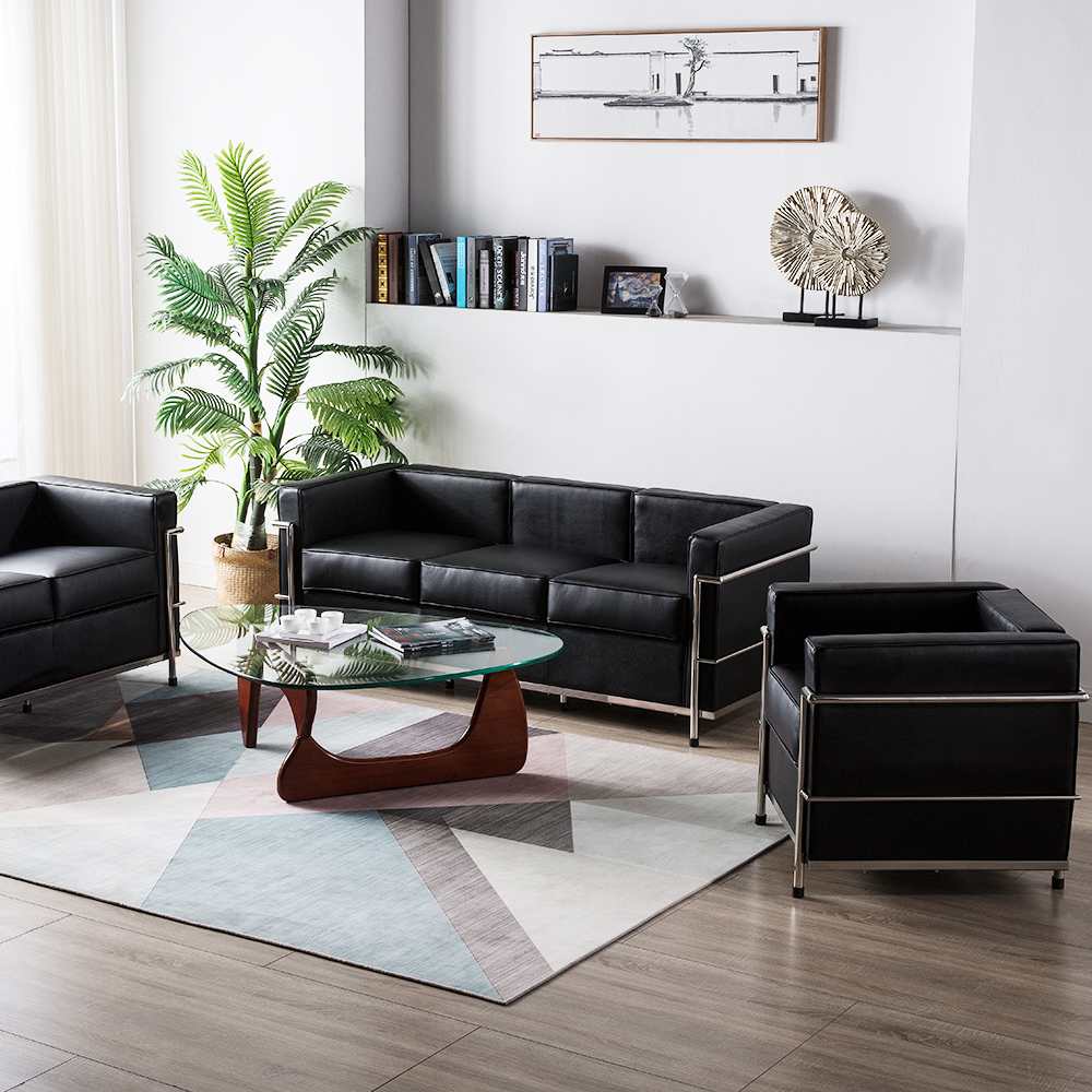 Chafin Contemporary Leather Sofa