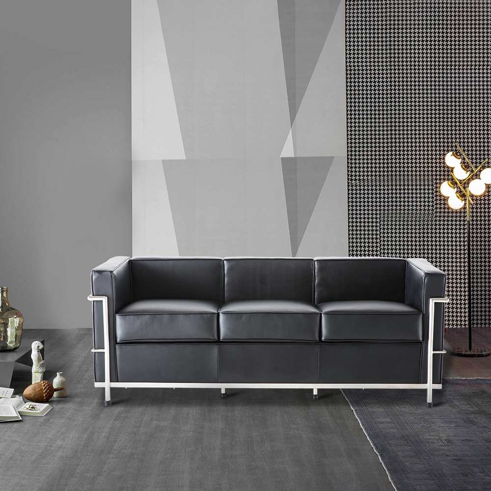 Chafin Contemporary Leather Sofa