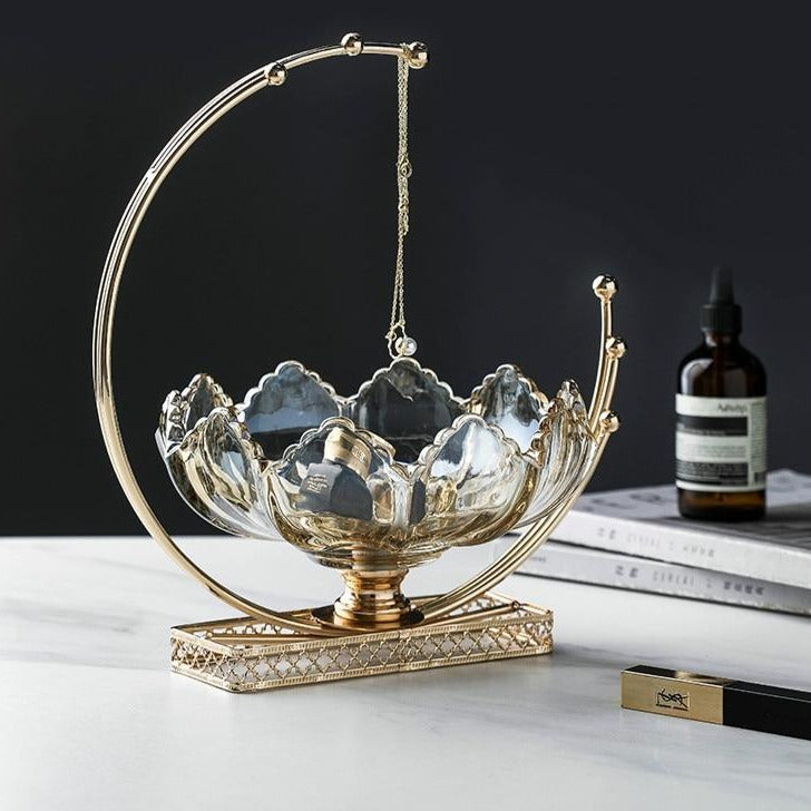 New Moon Boutique Glass Decorative Bowl